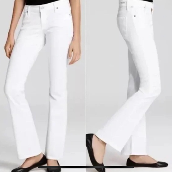 Citizens of Humanity Dita Petite Bootcut Women's White Jeans - Picture 1 of 8